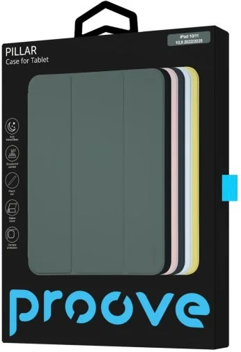 Фото: Чохол для планшета Proove Apple iPad 10/10.9/11 2022/2025 - Pillar Case Green (PCPIID102506) № 9 | KTC