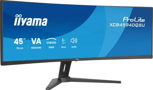 Фото: Монітор iiyama XCB4594DQSU-B1 Black - 44.5" VA / 5120x1440 / 75 Гц / Adaptive Sync / HAS № 23 | KTC
