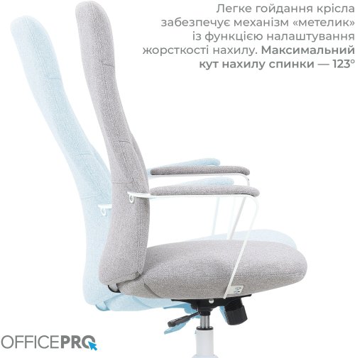 Крісло OfficePro Shift OC545G Gray