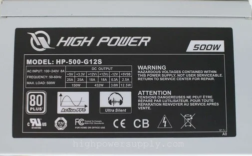 Фото: Блок живлення Sirtec HPC-500-G12S 500Вт № 5 | KTC