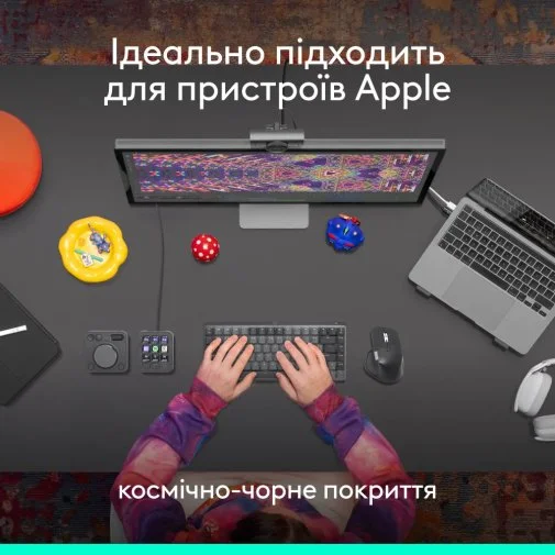 Фото: Миша Logitech MX Master 4 for Mac Space Black (910-007577) № 20 | KTC