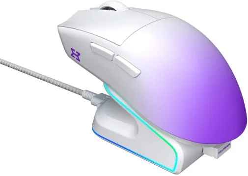 Фото: Миша Hator Hellyberry HM47 PRO Wireless/BT White-Violet Gradient (HM47PRO_white_violet) № 17 | KTC