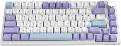 Фото: Клавіатура Ajazz AK820 Sea Salt Switch ENG/UKR USB White (AK820-SS-PWB) № 20 | KTC