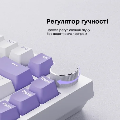 Фото: Клавіатура Ajazz AK820 Sea Salt Switch ENG/UKR USB White (AK820-SS-PWB) № 33 | KTC