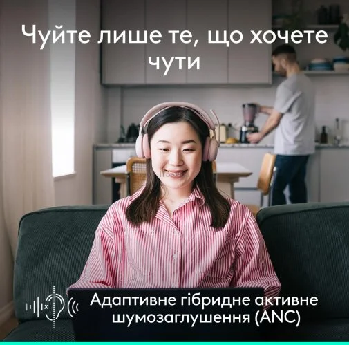 Фото: Гарнітура Logitech Zone Wireless 2 ES Rose (981-001510) № 18 | KTC
