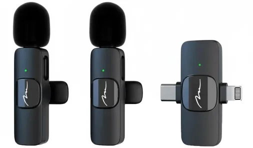 Фото: Радіосистема Media-Tech USB-C / Lightning 2-Pack Micro-Mic Duo MT416 Black № 18 | KTC