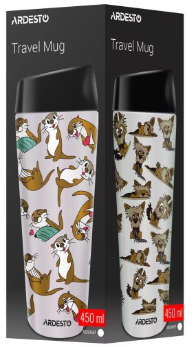 Термочашка Ardesto Coffee Time Otter 450ml Beige (AR2645OT)