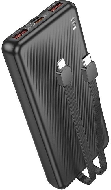 Батарея універсальна BOROFONE BJ57 Graceful 10000mAh 22.5W Black (6941991111846)