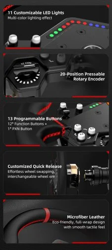 Фото: Кермо з'ємне PXN WDS R2 for PC (PXN-WDS R2) № 17 | KTC