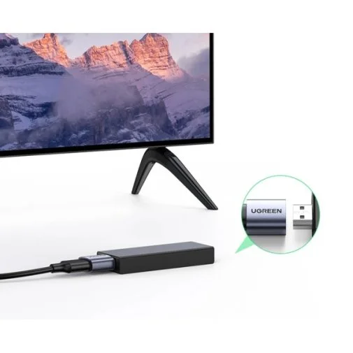Фото: Перехідник UGREEN HD159 8K HDMI F / HDMI F Gray (90592) № 6 | KTC
