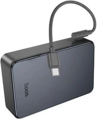 Фото: Батарея універсальна Hoco J170A Starlight 20000mAh 22.5W Metal Gray (6942007672702) № 9 | KTC