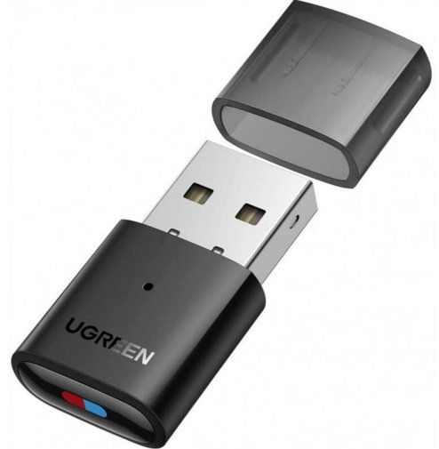 Bluetooth адаптер UGREEN CM408 V5.0 Transmitter for Switch/PS Black (10928)