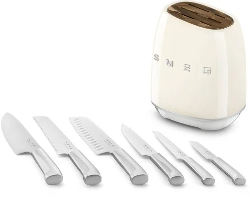 Фото: Набір ножів Smeg Retro Style 6pcs Creamy (KBSF02CR) № 13 | KTC