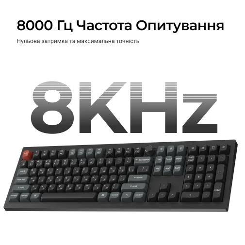 Фото: Клавіатура Keychron V6 Ultra Keychron Red Switch RGB Black (V6U-D1-UA) № 23 | KTC