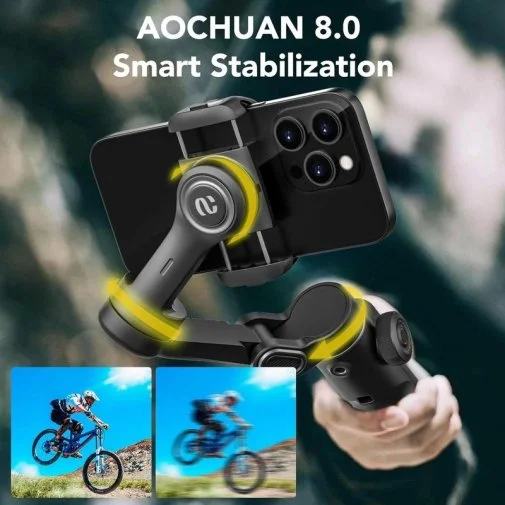 Фото: Стедікам AOCHUAN Professional Gimbal Stabilizer for Smartphone SMART X2 Black (SmartX2) № 22 | KTC