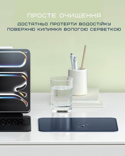 Килимок Satechi Vegan Leather Mouse Pad Blue (ST-LMPB)