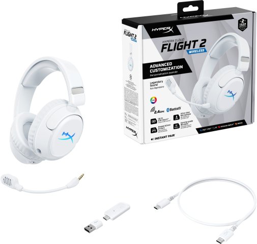 Гарнітура HyperX Cloud Flight 2 White (B5VC5AA)