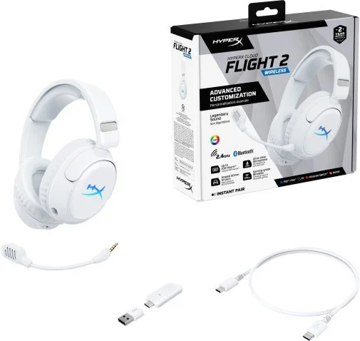 Фото: Гарнітура HyperX Cloud Flight 2 White (B5VC5AA) № 32 | KTC