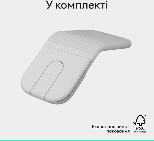 Миша Logitech Mobi Fold White (910-007631)