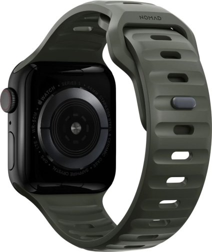 Ремінець Nomad for Apple Watch 46mm/49mm - Sport Ash Green (NM01132585)