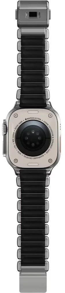 Фото: Ремінець Nomad for Apple Watch 46/49mm - Stratos Natural Hardware Black (NM014421858) № 15 | KTC