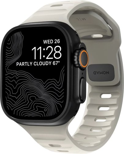 Ремінець Nomad for Apple Watch 46mm/49mm - Sport Band Stone (NM014896858)