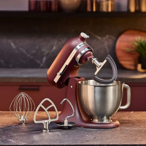 Фото: Планетарний міксер KitchenAid Artisan Plus 4.7L 5KSM50PKVE Sun Dried Tomato (5KSM50PKVESO) № 11 | KTC