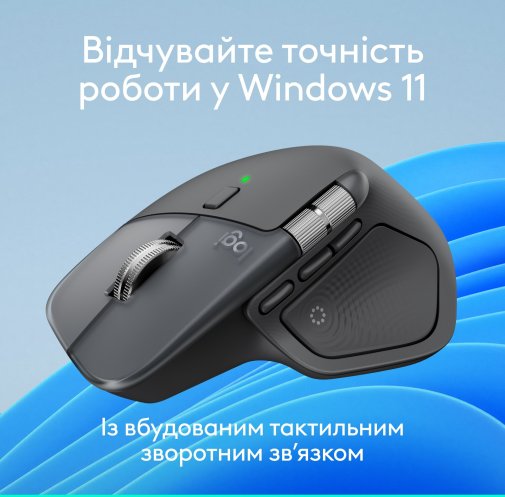 Миша Logitech MX Master 4 Performance Wireless/Bluetooth Graphite (910-007562)