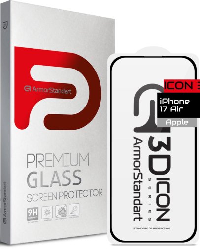 Захисне скло ArmorStandart Icon 3D для Apple iPhone 17 Air (ARM86215)