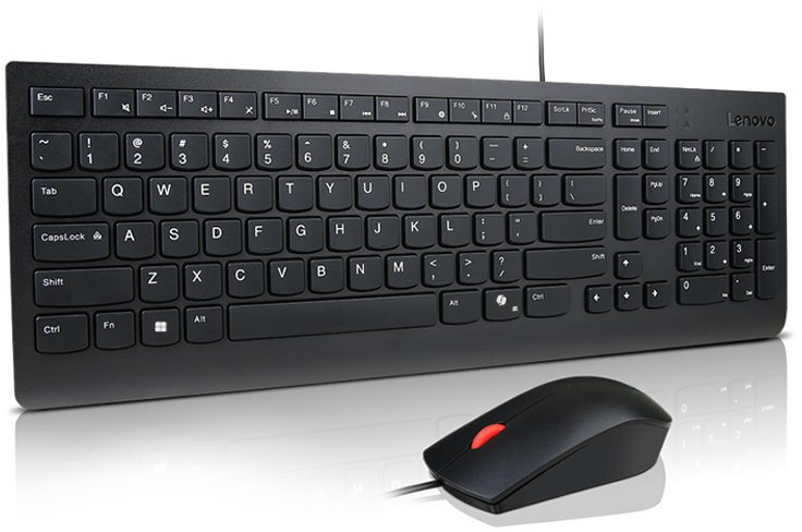 Комплект клавіатура+миша Lenovo Essential Wired Combo Black (4X31R68752)