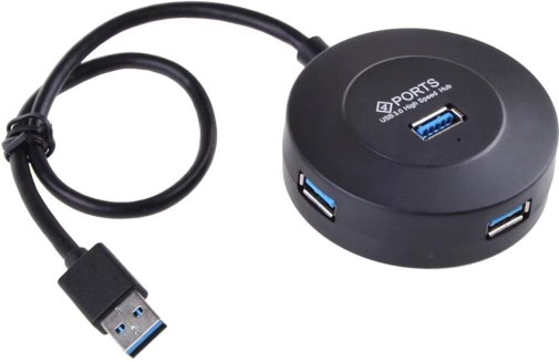 USB-хаб Maiwo KH304 Black (KH304-A)