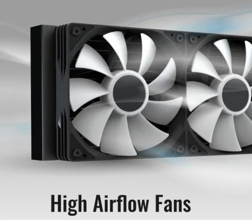 Фото: Система рідинного охолодження AeroCool Abyss L240R Black (ACLA-AB24117.11) № 19 | KTC