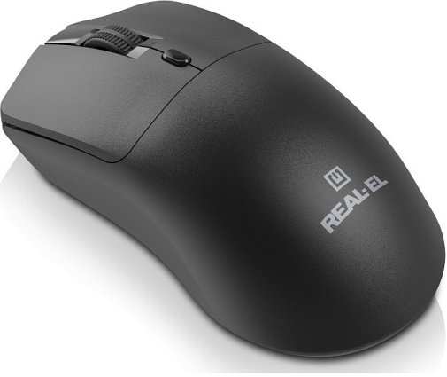 Миша Real-EL RM-307W Black (EL123200051)