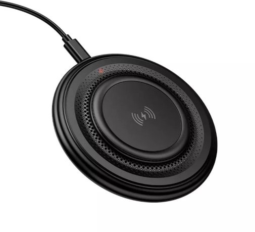 Бездротовий зарядний пристрій Borofone BQ40 Crown, 15W, Black