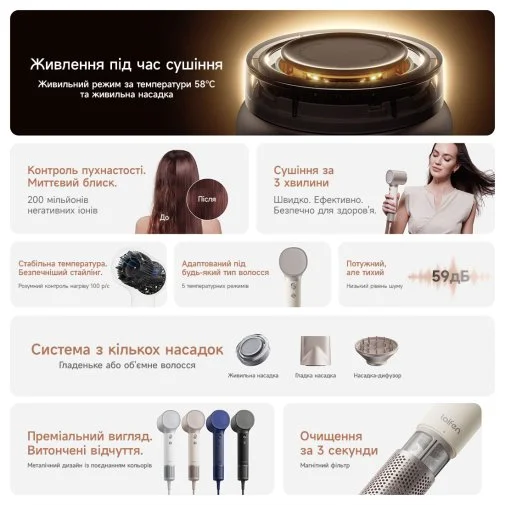 Фото: Фен Laifen NEO Special Champagne Gold (1HD14-S-EU-SL-002) № 11 | KTC