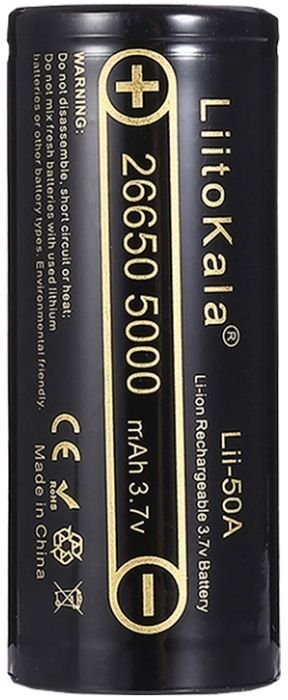 Акумулятор LiitoKala Lii-50A-JT 26650 5000mAh 1pcs