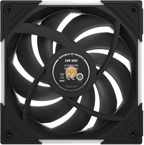 Фото: Кулер ASUS ROG Eurux GR120 ARGB Reverse Black 3pcs (90DA00K0-B09020) № 51 | KTC