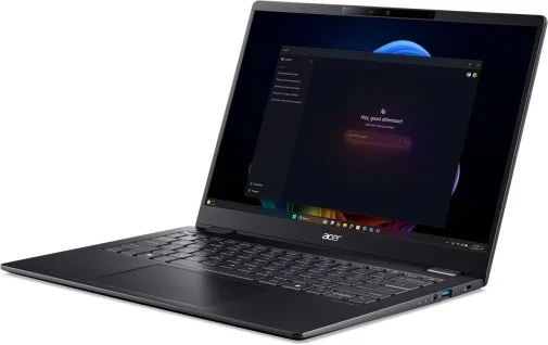 Фото: Ноутбук Acer TravelMate P6 14 AI TMP614-54-TCO-73VF NX.BJLEU.009 Black - 14" IPS 60 Гц / Intel Core Ultra 7 / 256V / DDR5 16 ГБ / PCI-E SSD 512 ГБ / Intel Arc Graphics 140V № 13 | KTC