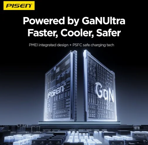 Фото: Зарядний пристрій Pisen BOLT Pro PD 100W Black (TP-C67) № 25 | KTC