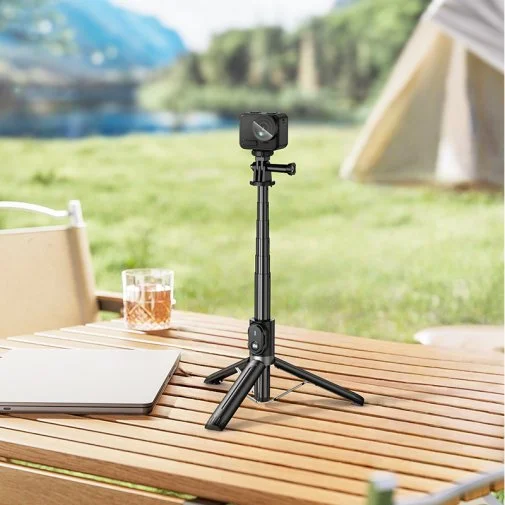 Фото: Штатив Hoco K101 Prestigio Multifunctional Tripod Black (6942007673952) № 17 | KTC