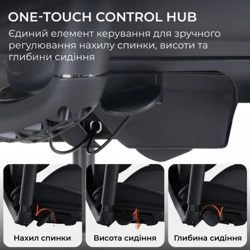 Фото: Крісло SIHOO C300 Lite V2 White (C300-LITE-V2-B102) № 32 | KTC