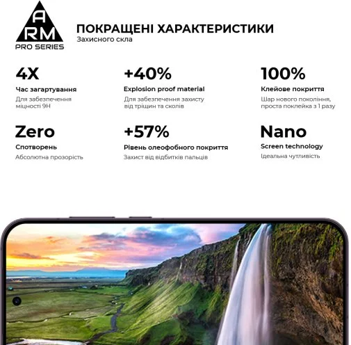 Фото: Захисне скло ArmorStandart Pro for OPPO Reno16 F 5G (ARM92213) № 13 | KTC
