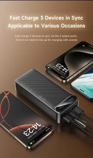 Фото: Батарея універсальна Awei PA-12 30000mAh 22.5W Black (6954284021838) № 17 | KTC