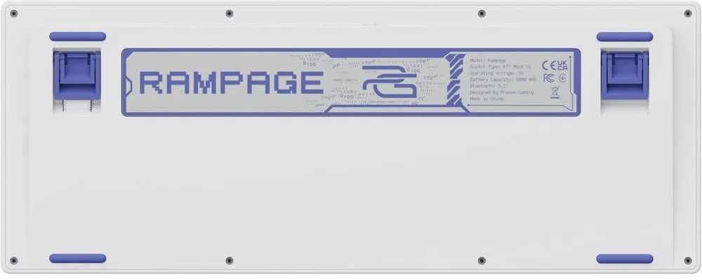 Фото: Клавіатура Proove Gaming Rampage WL/BT/USB Gradient Purple/White (WKRM00022419) № 15 | KTC