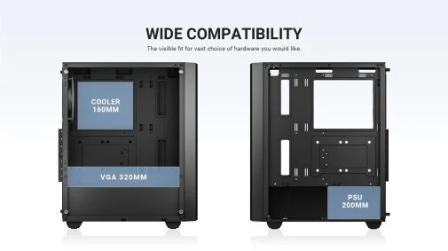 Фото: Корпус ID-COOLING Ware 310 ARGB Black with window (WARE 310 ARGB) № 37 | KTC