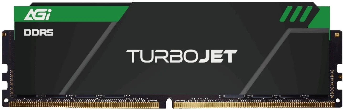 Фото: Оперативна пам’ять AGI Turbojet Heatsink Green Lightbar Black DDR5 1x16GB (AGI6AVG16UD858-SR) № 4 | KTC