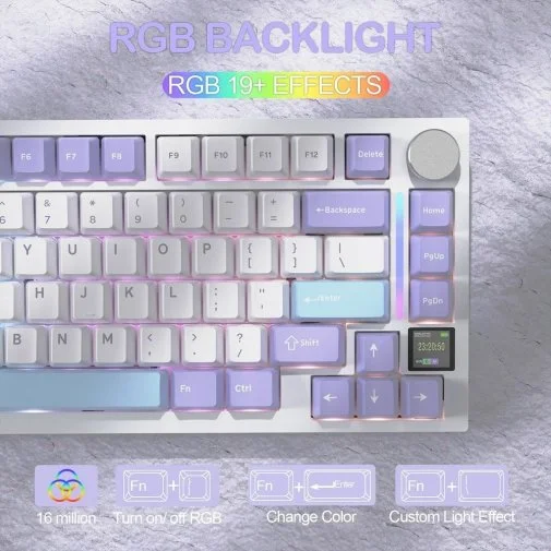 Фото: Клавіатура Attack Shark X820 Ultra Gift Axis White (X820ULTRAGA_AS) № 9 | KTC