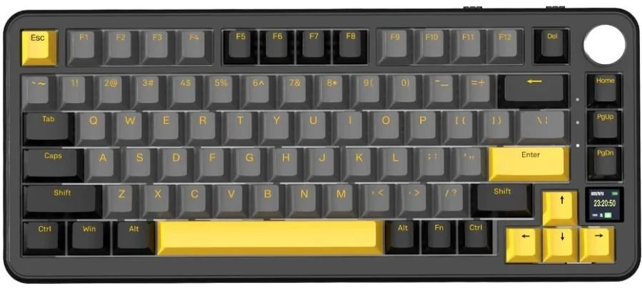 Фото: Клавіатура Attack Shark X85 Pro ENG/UKR WL/BT/USB Star Black (X85PROSB_AS) № 11 | KTC