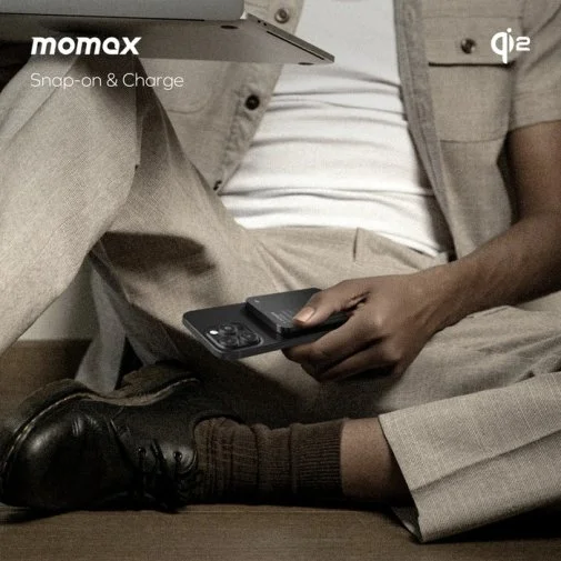 Фото: Батарея універсальна Momax 1-Power Q.Pass 5000mAh 20W / Qi 15W Titanium (IP129Q2L) № 18 | KTC