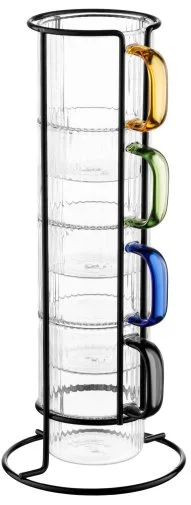 Фото: Набір чашок Ardesto 350ml 4pcs Clear (AR2635BBS) № 11 | KTC